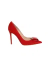 Gianvito Rossi Jaipur 105 Embellished Suede Pumps