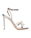 Gianvito Rossi Jaipur Sandals With Square Head And High Heels In White