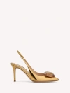 Gianvito Rossi Jaipur Sling In Gold