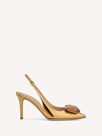 Gianvito Rossi Jaipur Sling In Gold