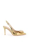 Gianvito Rossi Jaipur Metallic Leather Slingback Pumps