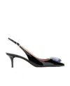 Gianvito Rossi Black Leather Jaipur Pumps In Black