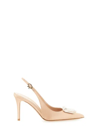 Gianvito Rossi Jaipur Stiletto Heels With Decorative Slingback Detail