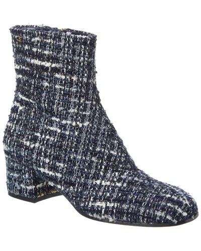 Gianvito Rossi Joelle 45 Boucle Bootie In Blue