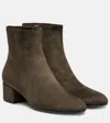 Gianvito Rossi Joelle 45 Suede Ankle Boots