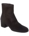 Gianvito Rossi Joelle 45 Suede Bootie In Black