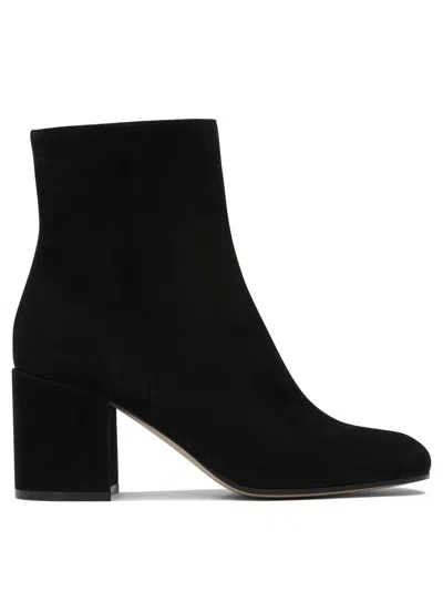 Gianvito Rossi "joelle 70mm" Zippered Ankle Boots In Black