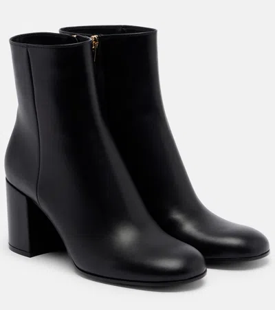 Gianvito Rossi Santiago Leather Zip-fastening Boots In Multi