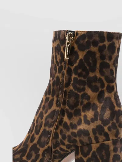 Gianvito Rossi Joelle Suede Leather Ankle Boots