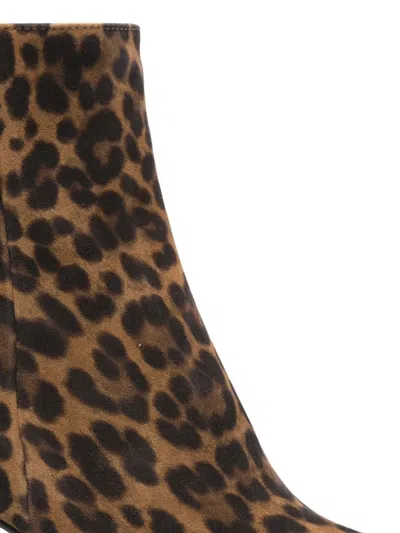 Gianvito Rossi Joelle Suede Leather Ankle Boots
