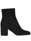 Gianvito Rossi Women Joelle Suede Leather Ankle Boots In Black