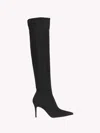 Gianvito Rossi Jules Camoscio Tg.45 Boots In Black In Black Suede