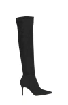 Gianvito Rossi Jules Camoscio Tg.45 Boots In Black In Black Suede