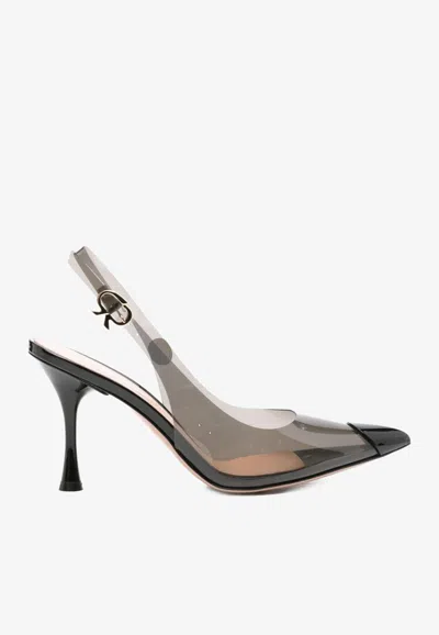 Gianvito Rossi Juliet 85 Slingback Pumps In Black