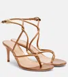 Gianvito Rossi 70mm Jungle Mamba Knotted Sandals In Multi