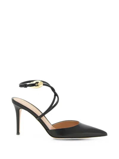 Gianvito Rossi Jungle Mamba Asymmetric Pumps In Black