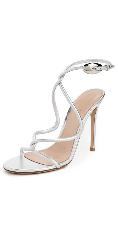 Gianvito Rossi Jungle Mamba Sandal In Metallic