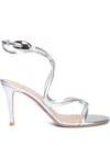 Gianvito Rossi Jungle Mamba Twisted Strap Sandals In Animal Print