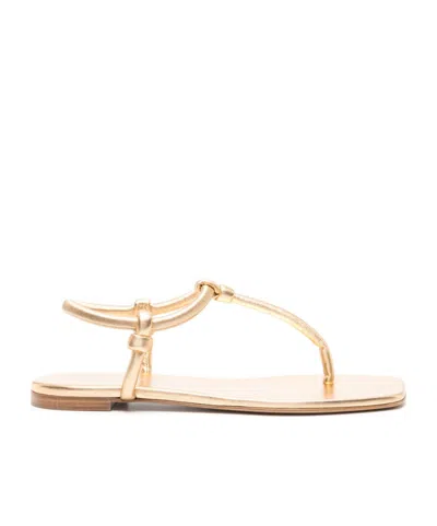 GIANVITO ROSSI JUNO FLAT SANDALS