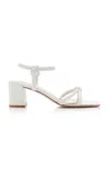 Gianvito Rossi Juno Knotted Leather Sandals