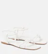 Gianvito Rossi Juno Leather Sandals In White