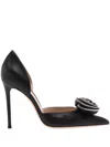 Gianvito Rossi Karina 105 Nappa Leather Pumps In Black