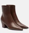 Gianvito Rossi Keinna 55 Leather Ankle Boots