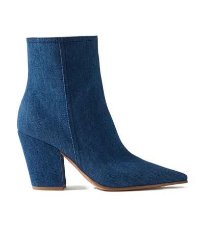 Gianvito Rossi Keinna 65 Denim Ankle Boots In Blue