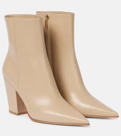 Gianvito Rossi Ankle Boots Keinna 85 Aus Leder