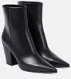 Gianvito Rossi 85mm Leather Boots In Black