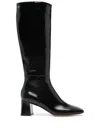 Gianvito Rossi Nuit Boots In Calfskin In Black