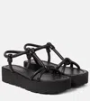 Gianvito Rossi Plateausandalen Aus Leder In Black
