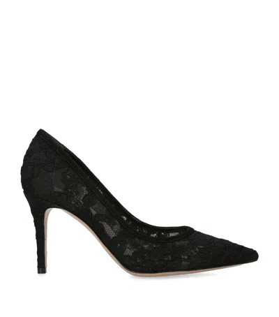 GIANVITO ROSSI LACE CLAUDIA PUMPS 85