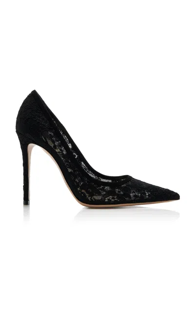 Gianvito Rossi Lace Pumps In Black