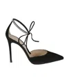 Gianvito Rossi Brilliant 105 Crystal-embellished Leather Pumps In Black