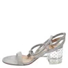 Gianvito Rossi Ladies Grey 60 Suede Sandal In Gray