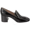 GIANVITO ROSSI GIANVITO ROSSI LADIES ORLY CALF LEATHER MID-HEEL LOAFERS