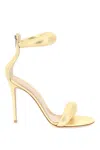 GIANVITO ROSSI LAMINATED LEATHER BIJOUX SANDALS