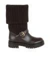 Gianvito Rossi Thurso Strap Detailed Pull-on Biker Boots In Black