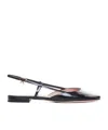Gianvito Rossi Leather Ballet Flats In Black