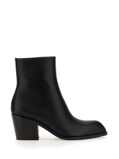 Gianvito Rossi Leather Boot In Black