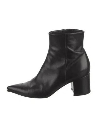 Pre-owned Gianvito Rossi Leather Boots In Black