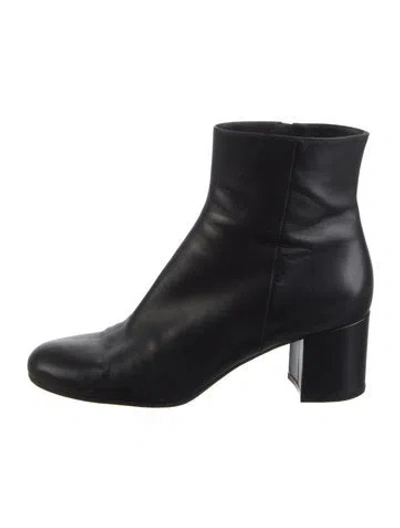 Pre-owned Gianvito Rossi Leather Boots In Black