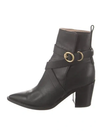 Pre-owned Gianvito Rossi Leather Boots In Black