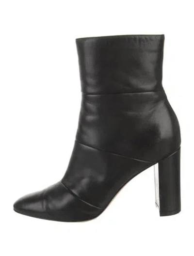 Pre-owned Gianvito Rossi Leather Boots In Black
