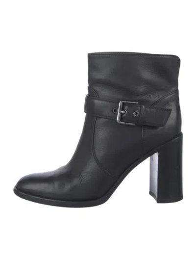 Pre-owned Gianvito Rossi Leather Boots In Black