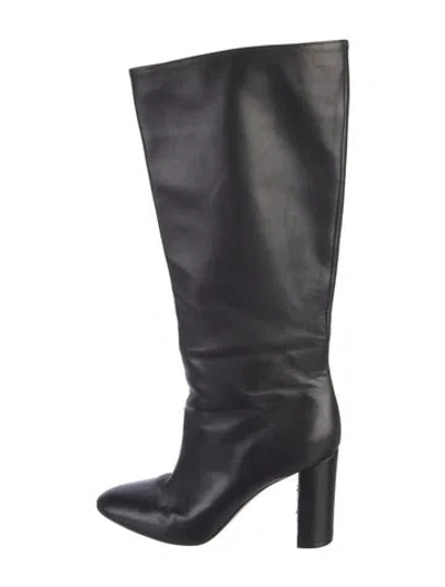 Pre-owned Gianvito Rossi Leather Boots In Black