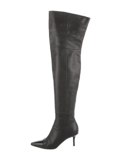 Pre-owned Gianvito Rossi Leather Boots In Black