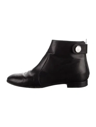 Pre-owned Gianvito Rossi Leather Boots In Black