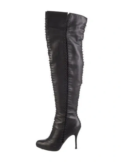 Pre-owned Gianvito Rossi Leather Boots In Black